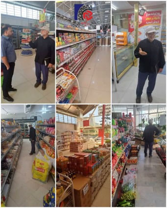 بازرسی و نظارت اتاق صناف و بسیج اصناف شهر درچه