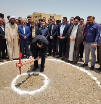 آئین کلنگ زنی ساختمان جدید اتاق اصناف