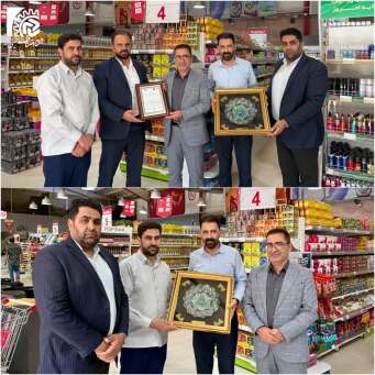 ازدید رئیس اتاق اصناف خمینی‌شهراز فروشگاه های بزرگ و ارزانسراها