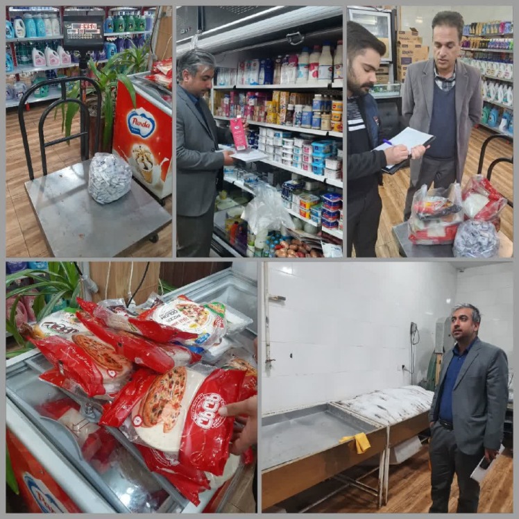 بازرسی و نظارت اصناف شهرستان خمینی شهر به همراه بازرس شبکه بهداشت و درمان 