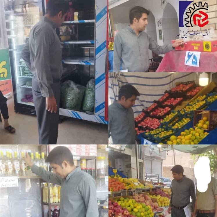 بازرسی و نظارت اصناف شهرستان خمینی شهر از واحدهای صنفی شهرستان