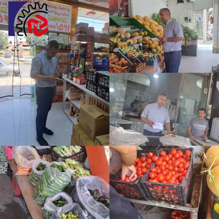 بازرسی و نظارت اتاق اصناف شهرستان خمینی شهر از واحد های صنفی شهر درچه