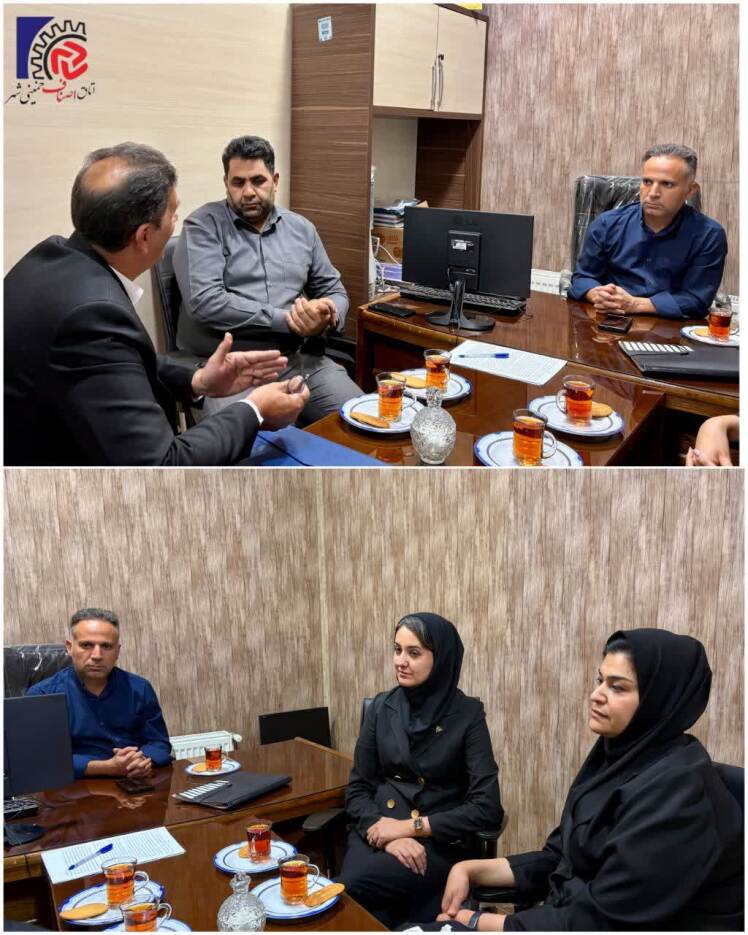 سومین نشست هیأت‌رئیسه اتاق اصناف خمینی‌شهر با نمایندگان بیمه پاسارگاد