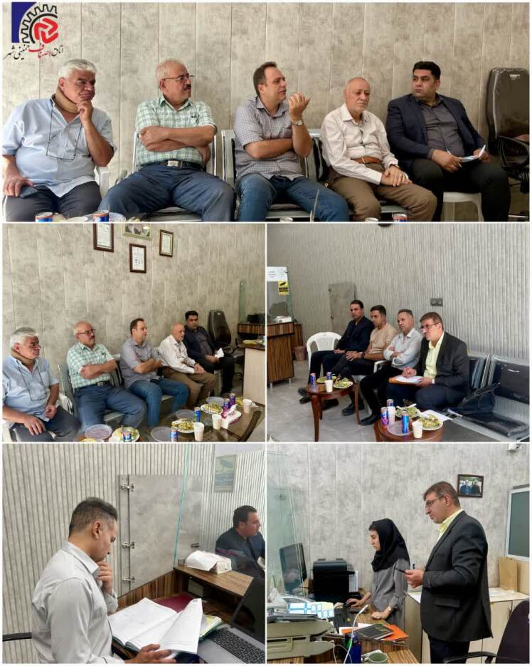 بازدید هیئت رئیسه اتاق اصناف خمینی‌شهر از اتحادیه صنف ماشین‌ساز و فلزتراش